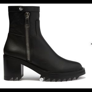 Stash - Vitello Tamara Mellon black leather ankle boots